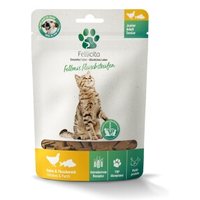 Fellicita Huhn & Flussbarsch Fleischstreifen 8x 50g Fellonis Katzensnacks Fellicita Huhn & Flussbarsch Fleischstreifen 8x 50g Fellonis Katzensnacks von Fellicita
