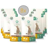 Fellicita Huhn & Flussbarsch Fleischstreifen 8x 50g Fellonis Katzensnacks von Fellicita