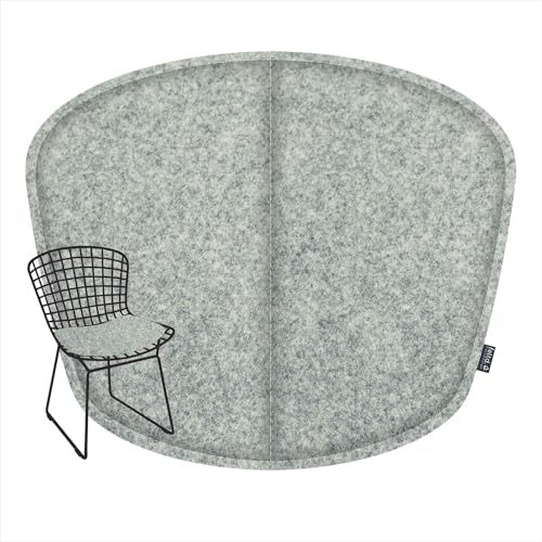 Feltd. R-Pet Sitzkissen für Bertoia Wire, Gepolstert mit Klettverschluss, Optional mit Rückenkissen (Cloud, Sitzkissen) von Feltd.