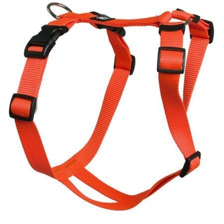 Feltmann-Kreuzgeschirr Nylon-Gurtband ORANGE 60-80 cm von Feltmann