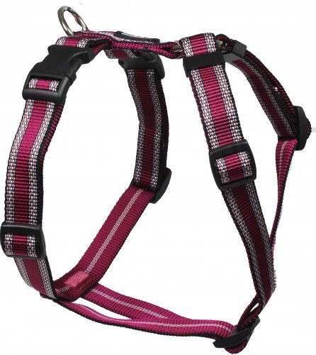 Feltmann Mopsgeschirr Hundegeschirr Soft Nylon, Pflaume mit Muster, 7-13 kg, 20mm Feltmann Mopsgeschirr Hundegeschirr Soft Nylon, Pflaume mit Muster, 7-13 kg, 20mm von Feltmann