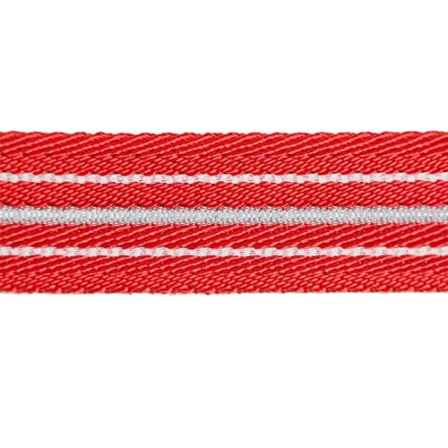 Feltmann NoExit Hundegeschirr® - ausbruchssicher, Panikgeschirr, Reflexband rot, Bauchumfang 55-75 cm, 20 mm Bandbreite von Feltmann