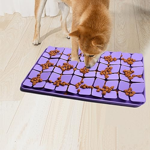 Femont Silikon-Schnüffelmatte für kleine, mittelgroße Hunde, langsames Fressen, fördert die natürliche Futtersuche, interaktives Futterspiel, Spielzeug, Leckmatte für alle Hunderassen Femont Silikon-Schnüffelmatte für kleine, mittelgroße Hunde, langsames Fressen, fördert die natürliche Futtersuche, interaktives Futterspiel, Spielzeug, Leckmatte für alle Hunderassen von Femont