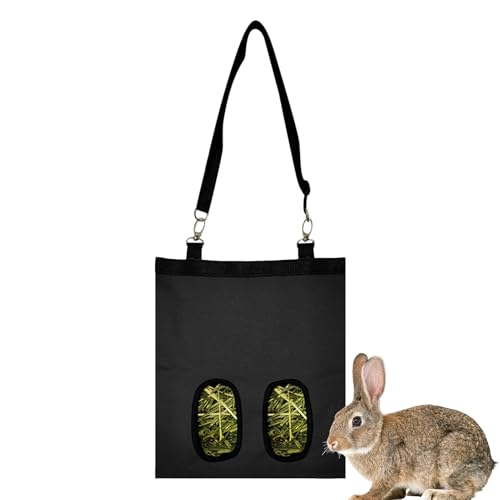 Fenayuu Heusack Für Bunny, 2-Loch-Heuhalter Für Chinchillas, Futterbehälter Aus 600D Oxford-Gewebe Für Chinchilla-Hamster-Häschen-Heimkäfig Fenayuu Heusack Für Bunny, 2-Loch-Heuhalter Für Chinchillas, Futterbehälter Aus 600D Oxford-Gewebe Für Chinchilla-Hamster-Häschen-Heimkäfig von Fenayuu