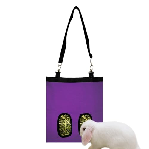 Fenayuu Heusack Für Bunny, 2-Loch-Heuhalter Für Chinchillas, Futterbehälter Aus 600D Oxford-Gewebe Für Chinchilla-Hamster-Häschen-Heimkäfig Fenayuu Heusack Für Bunny, 2-Loch-Heuhalter Für Chinchillas, Futterbehälter Aus 600D Oxford-Gewebe Für Chinchilla-Hamster-Häschen-Heimkäfig von Fenayuu
