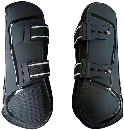 FengQingHuaGG 1 Paar Reitsportgamaschen, Sehnenschutz, professioneller, atmungsaktiver Vorderbeinschutz, stoßdämpfende Sportstiefel von FengQingHuaGG