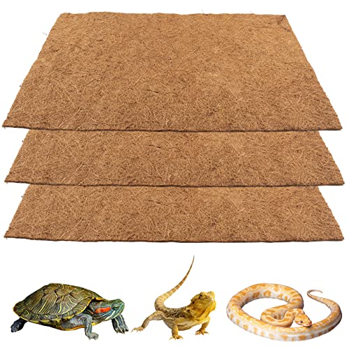 Reptilienteppich, Kokosfaser, 3 Rollen, 50 x 30 cm, natürlicher Reptilienteppich, Terrarium, Auskleidung, Reptiliensubstratmatte, Zubehör für Bartdrachen, Leopard, Gecko, Leguan, Eidechse, Schlange, Reptilienteppich, Kokosfaser, 3 Rollen, 50 x 30 cm, natürlicher Reptilienteppich, Terrarium, Auskleidung, Reptiliensubstratmatte, Zubehör für Bartdrachen, Leopard, Gecko, Leguan, Eidechse, Schlange, von Fengaim
