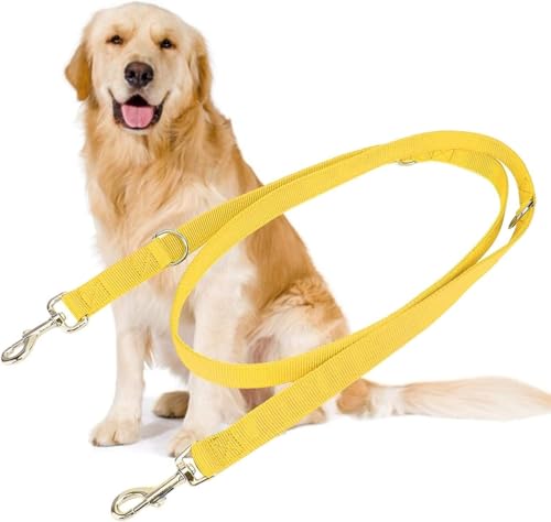 Fengdandan Trainingsleine für Hunde, 2 m, doppelendig, Trainingsleine für Halfter, starkes Nylonseil, extra lange Leine, Haustier-Traktionsseil für große, mittelgroße und kleine Welpen von Fengdandan