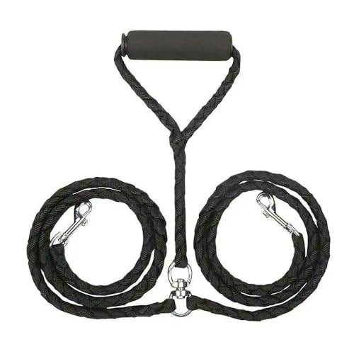 1,4 m Doppelleine für Haustiere, 2-Wege-Koppler, Hundeleinenseil, elastischer verlängerter Haustierleinengürtel, Outdoor-Training für Zwei Doppelhundeleinen 1,4 m Doppelleine für Haustiere, 2-Wege-Koppler, Hundeleinenseil, elastischer verlängerter Haustierleinengürtel, Outdoor-Training für Zwei Doppelhundeleinen von Fenhaodian
