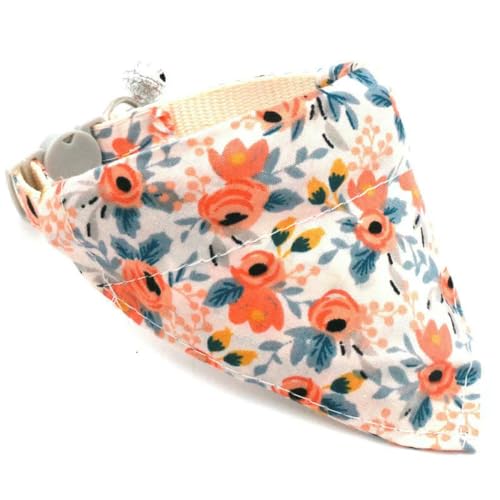 Katzenhalsband, hübsche dreieckige Krawatte für Welpen, Kätzchen, Speichelkrawatte, süßer Schal, Bandana, Blumenmuster, verstellbares Halsband, Haustierbedarf Katzenhalsband, hübsche dreieckige Krawatte für Welpen, Kätzchen, Speichelkrawatte, süßer Schal, Bandana, Blumenmuster, verstellbares Halsband, Haustierbedarf von Fenhaodian
