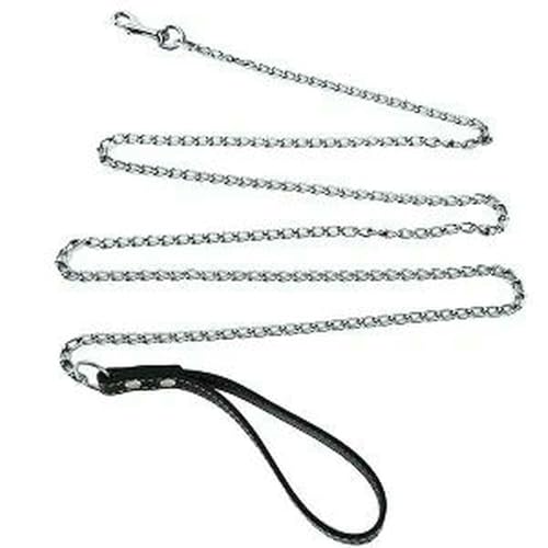 Langlebige Hundekette aus Metall mit Bissschutz für kleine, mittelgroße und große Hunde. Kettenleine mit Griff, PU-Leder, Eisenkette, Haustierzubehör Langlebige Hundekette aus Metall mit Bissschutz für kleine, mittelgroße und große Hunde. Kettenleine mit Griff, PU-Leder, Eisenkette, Haustierzubehör von Fenhaodian