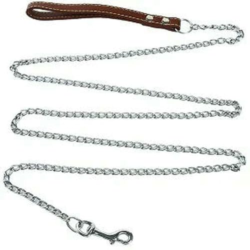 Langlebige Hundekette aus Metall mit Bissschutz für kleine, mittelgroße und große Hunde. Kettenleine mit Griff, PU-Leder, Eisenkette, Haustierzubehör Langlebige Hundekette aus Metall mit Bissschutz für kleine, mittelgroße und große Hunde. Kettenleine mit Griff, PU-Leder, Eisenkette, Haustierzubehör von Fenhaodian