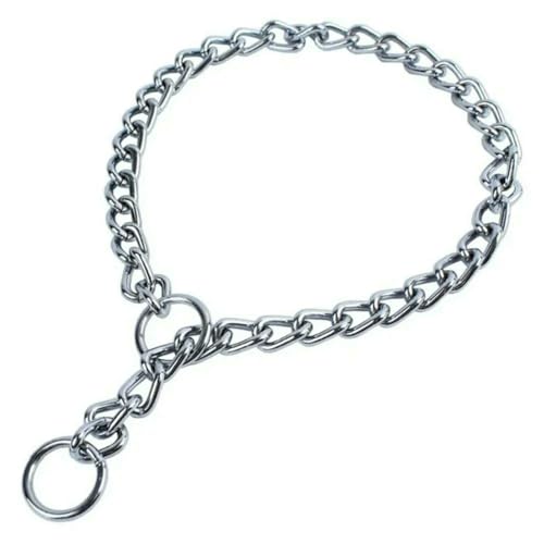 Pet P Schlangenkettenhalsband Hundewürgehalsband Edelstahl für Hunde Verstellbares Hundetrainings-Würgehalsband für Bulldoggen Pet P Schlangenkettenhalsband Hundewürgehalsband Edelstahl für Hunde Verstellbares Hundetrainings-Würgehalsband für Bulldoggen von Fenhaodian