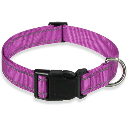 Reflektierender Hundehalsbandgurt mit verstellbarem Sicherheitshalsband aus Nylon für Haustiere, Zugseil für Haustiere, geeignet für kleine und mittelgroße Haustiere Reflektierender Hundehalsbandgurt mit verstellbarem Sicherheitshalsband aus Nylon für Haustiere, Zugseil für Haustiere, geeignet für kleine und mittelgroße Haustiere von Fenhaodian