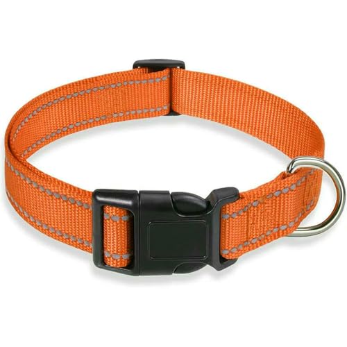 Reflektierender Hundehalsbandgurt mit verstellbarem Sicherheitshalsband aus Nylon für Haustiere, Zugseil für Haustiere, geeignet für kleine und mittelgroße Haustiere Reflektierender Hundehalsbandgurt mit verstellbarem Sicherheitshalsband aus Nylon für Haustiere, Zugseil für Haustiere, geeignet für kleine und mittelgroße Haustiere von Fenhaodian