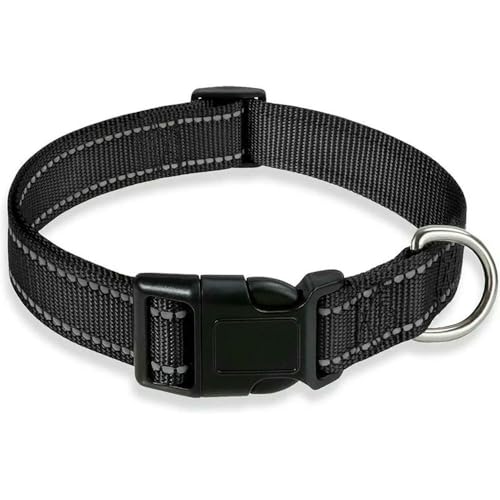 Reflektierender Hundehalsbandgurt mit verstellbarem Sicherheitshalsband aus Nylon für Haustiere, Zugseil für Haustiere, geeignet für kleine und mittelgroße Haustiere von Fenhaodian
