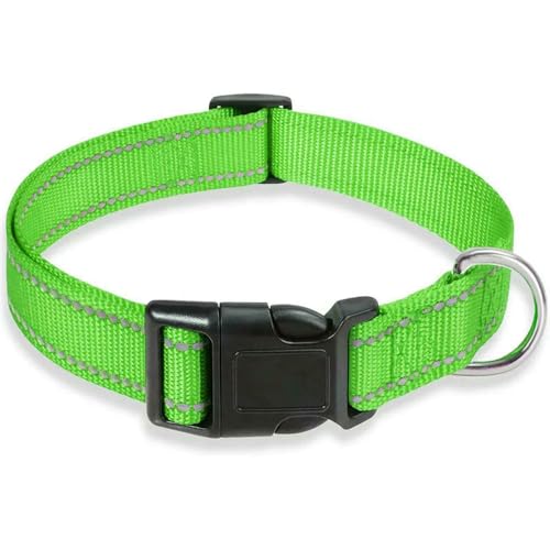 Reflektierender Hundehalsbandgurt mit verstellbarem Sicherheitshalsband aus Nylon für Haustiere, Zugseil für Haustiere, geeignet für kleine und mittelgroße Haustiere Reflektierender Hundehalsbandgurt mit verstellbarem Sicherheitshalsband aus Nylon für Haustiere, Zugseil für Haustiere, geeignet für kleine und mittelgroße Haustiere von Fenhaodian