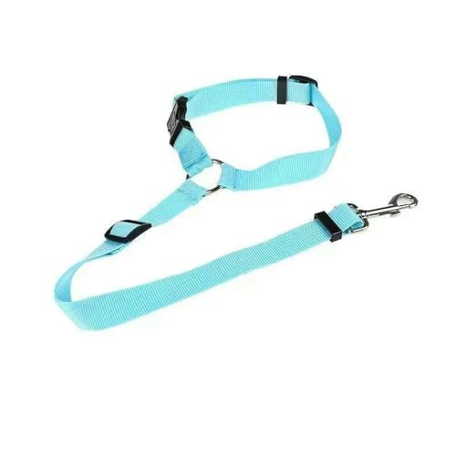 Zwei-in-eins-Sicherheitsgurt für Haustiere im Auto, Nylon-Leine, Sicherheitsgurt für den Rücksitz, verstellbares Hundegeschirr, Halsband, Haustierzubehör Zwei-in-eins-Sicherheitsgurt für Haustiere im Auto, Nylon-Leine, Sicherheitsgurt für den Rücksitz, verstellbares Hundegeschirr, Halsband, Haustierzubehör von Fenhaodian