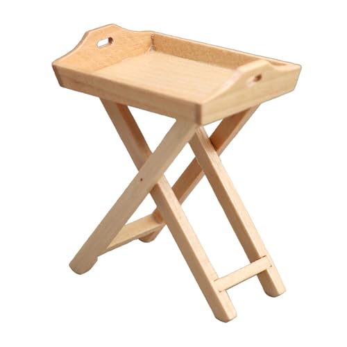 Fenteer 1:12 Puppenhaus Obst Tablett Modell Puppe Zubehör Dekoration mit Ständer Mikro Landschaft Dekor Rollenspiel Holzmöbel, Hellbraun Fenteer 1:12 Puppenhaus Obst Tablett Modell Puppe Zubehör Dekoration mit Ständer Mikro Landschaft Dekor Rollenspiel Holzmöbel, Hellbraun von Fenteer
