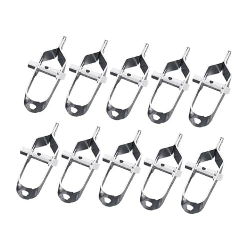 Fenteer 10-teiliges Zaundrahtspanner-Zaungitterspanner aus verzinktem Stahl, Zubehör, Robustes Verbindungsset für Maschendraht, 100mm Fenteer 10-teiliges Zaundrahtspanner-Zaungitterspanner aus verzinktem Stahl, Zubehör, Robustes Verbindungsset für Maschendraht, 100mm von Fenteer