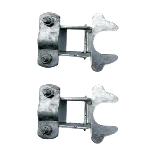 Fenteer 2 Stücke Kettenglied Zaunteile Kettenglied Zaun Hardware hohe Härte Zaun Gate Latch Lock für Home Farm Gate Frame School von Fenteer