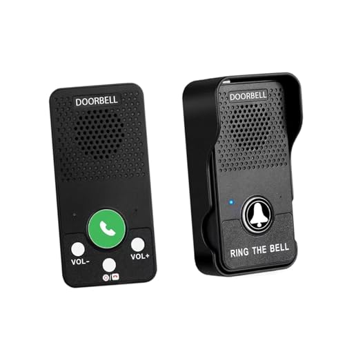 Fenteer 2-Wege-Türklingel, Gegensprechanlage, Türklingel, Pager, wasserdicht, einfache Installation, Chime Intercomunicador für Apartment Home Caregiver Hotel Fenteer 2-Wege-Türklingel, Gegensprechanlage, Türklingel, Pager, wasserdicht, einfache Installation, Chime Intercomunicador für Apartment Home Caregiver Hotel von Fenteer