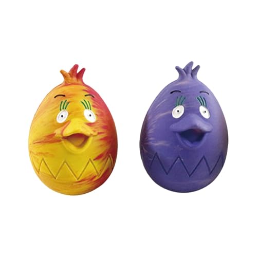 Fenteer 2X quietschendes Hundespielzeug Osterei, leicht, Cartoon-Anreicherungsspielzeug, Soundspielzeug, interaktives Spielzeug für Hunde Fenteer 2X quietschendes Hundespielzeug Osterei, leicht, Cartoon-Anreicherungsspielzeug, Soundspielzeug, interaktives Spielzeug für Hunde von Fenteer