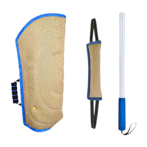 Fenteer 3 stück beißarm Ärmel Hund Training Stick Trainingsgeräte Interaktive Spielen beißkissen Schlepper Spielzeug für Outdoor Schlepper von, Blau Fenteer 3 stück beißarm Ärmel Hund Training Stick Trainingsgeräte Interaktive Spielen beißkissen Schlepper Spielzeug für Outdoor Schlepper von, Blau von Fenteer