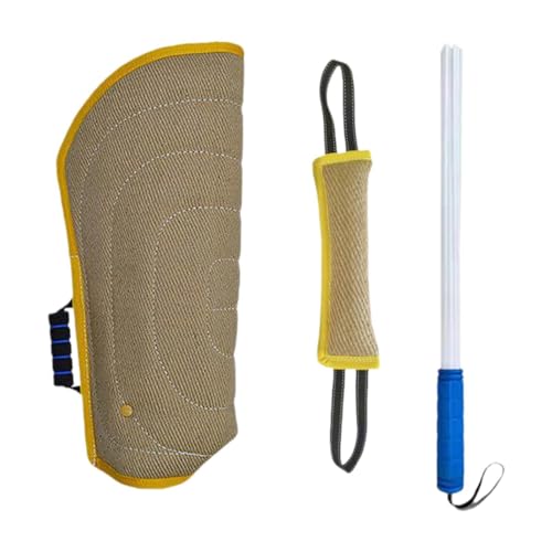 Fenteer 3 stück beißarm Ärmel Hund Training Stick Trainingsgeräte Interaktive Spielen beißkissen Schlepper Spielzeug für Outdoor Schlepper von, Gelb Fenteer 3 stück beißarm Ärmel Hund Training Stick Trainingsgeräte Interaktive Spielen beißkissen Schlepper Spielzeug für Outdoor Schlepper von, Gelb von Fenteer