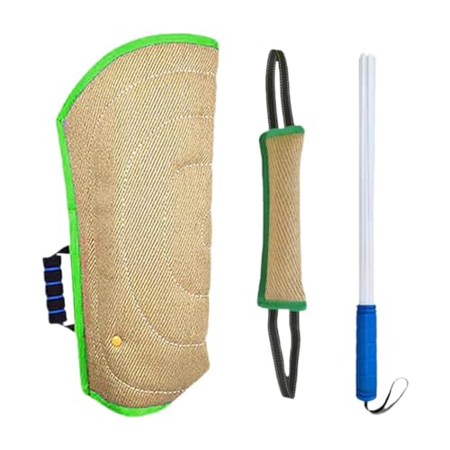Fenteer 3 stück beißarm Ärmel Hund Training Stick Trainingsgeräte Interaktive Spielen beißkissen Schlepper Spielzeug für Outdoor Schlepper von, GrÜn Fenteer 3 stück beißarm Ärmel Hund Training Stick Trainingsgeräte Interaktive Spielen beißkissen Schlepper Spielzeug für Outdoor Schlepper von, GrÜn von Fenteer