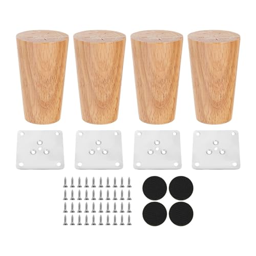 Fenteer 4-teilige Schrankbeine, Sofabeine als Ersatz, multifunktionale Schrankfüße, Holzmöbelbeine für Couchtisch, Schlafzimmer, Heimsofa, Höhe 8cm Fenteer 4-teilige Schrankbeine, Sofabeine als Ersatz, multifunktionale Schrankfüße, Holzmöbelbeine für Couchtisch, Schlafzimmer, Heimsofa, Höhe 8cm von Fenteer