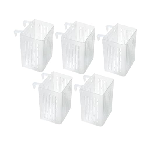 Fenteer 5 Stück Pflanzenhalter für Aquarien, Tassen, Töpfe, Aufhänger, effiziente Wasserpflanzenhalter, Netztöpfe für Wasserpflanzen für Garten, Dekoration, Klar Fenteer 5 Stück Pflanzenhalter für Aquarien, Tassen, Töpfe, Aufhänger, effiziente Wasserpflanzenhalter, Netztöpfe für Wasserpflanzen für Garten, Dekoration, Klar von Fenteer