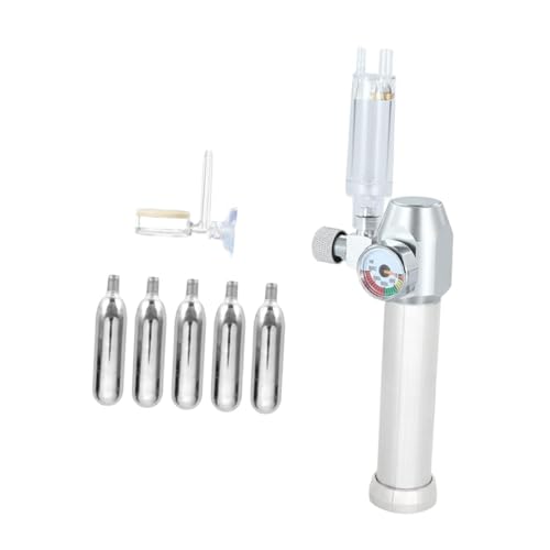 Fenteer Aquarium-CO2- mit für Wasserpflanzentanks, verdickte Aluminiumlegierung, Präzisions- mit Blasenzähler, Einzelspur Fenteer Aquarium-CO2- mit für Wasserpflanzentanks, verdickte Aluminiumlegierung, Präzisions- mit Blasenzähler, Einzelspur von Fenteer