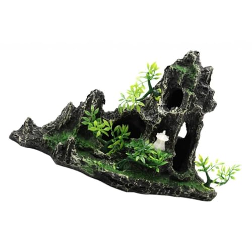 Fenteer Aquarium-Dekor, Hängefelsen, Versteck, Höhle, Kunstharz, Stein für Mikro-Landschaft, Aquarium, Landschaftsbau, Versteck für Schildkröte, Style B Fenteer Aquarium-Dekor, Hängefelsen, Versteck, Höhle, Kunstharz, Stein für Mikro-Landschaft, Aquarium, Landschaftsbau, Versteck für Schildkröte, Style B von Fenteer
