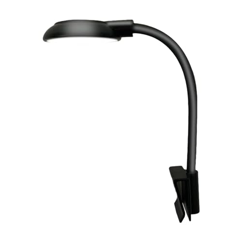 Fenteer Aquarium Licht, Aquarium Pflanzen Licht Clip, Energiesparende Aquarium Lampen, Leicht, Bepflanzte Tanks, Tank, USB Pflanzenbeleuchtung, Schwarz von Fenteer