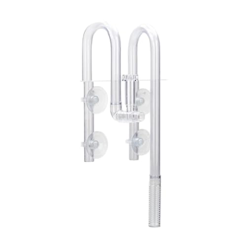 Fenteer Aquarium Lily Tube Aquarium Wasserpflanze Tank Zufluss/Abfluss Passen Sie den Durchfluss an, kontrollieren Sie den Wasserstand Lily Pipe, 12 mm klar von Fenteer