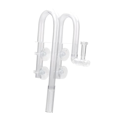 Fenteer Aquarium Lily Tube Aquarium Wasserpflanze Tank Zufluss/Abfluss Passen Sie den Durchfluss an, kontrollieren Sie den Wasserstand Lily Pipe, 16mm Klar von Fenteer