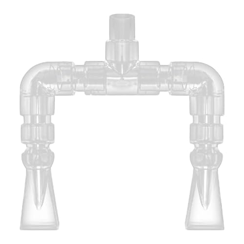 Fenteer Aquarium-Sanitär-Kit Rücklauf-Kit Acryl-Aquarium-Zubehör Auslassdüsen Verbesserung der Wasserzirkulation Rücklaufrohrverschraubung, Innendurchmesser 16 von Fenteer