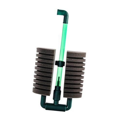 Fenteer Aquarium-Schwammfilter, Fischtankfilter mit Saugnäpfen, leiser Wasserauslass, verstellbar, zu montieren, Aquarium-Zubehör, 20 cm bis 26 cm Fenteer Aquarium-Schwammfilter, Fischtankfilter mit Saugnäpfen, leiser Wasserauslass, verstellbar, zu montieren, Aquarium-Zubehör, 20 cm bis 26 cm von Fenteer