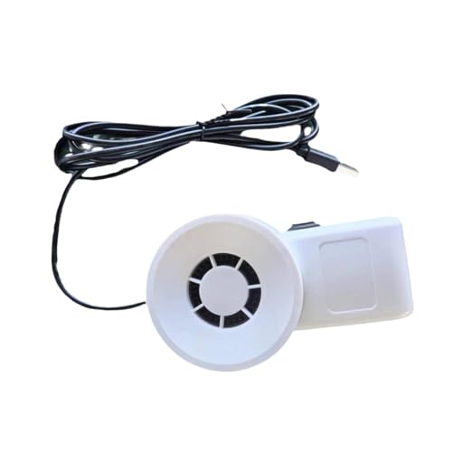 Fenteer Aquarium Wasserkühlventilator kompakt 2 Level Geschwindigkeit Verstellbarer Stiller Fischtankkühlventilator für Süßwasser und Salzwasser, Schwarz von Fenteer