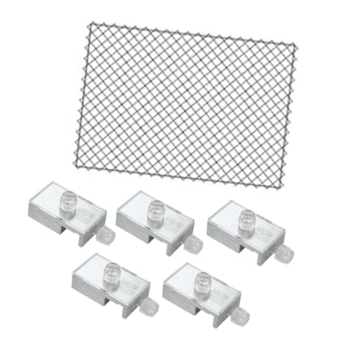 Fenteer Aquariumnetz, Netzsiebnetz für Aquarium, Büro, Aquarium-Sprungschutz mit Halterung, Terrarium-Netzabdeckung von Fenteer