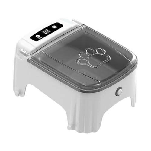 Fenteer Automatisch zeitgesteuerte Katzenfutterpapier -Lebensmittel -Spender wiederaufladbar Nicht Slip Cat Timed Feeding Cats Bow, Grau Fenteer Automatisch zeitgesteuerte Katzenfutterpapier -Lebensmittel -Spender wiederaufladbar Nicht Slip Cat Timed Feeding Cats Bow, Grau von Fenteer