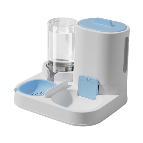 Fenteer Automatischer Futter- und Wasserspender für Haustiere, Katzenfutter, Hundenapf, Abnehmbarer tragbarer Wasserspender, Blau Fenteer Automatischer Futter- und Wasserspender für Haustiere, Katzenfutter, Hundenapf, Abnehmbarer tragbarer Wasserspender, Blau von Fenteer
