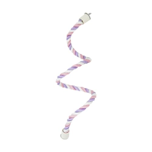 Fenteer Baumwollbiegbares Seilbarsch, Amazonas -Papageien Käfigspielzeug, Leitern Käfigstandpolzubehör für Cockatiel, Macawmedium, Vögel, Kanarien, 60cm Fenteer Baumwollbiegbares Seilbarsch, Amazonas -Papageien Käfigspielzeug, Leitern Käfigstandpolzubehör für Cockatiel, Macawmedium, Vögel, Kanarien, 60cm von Fenteer