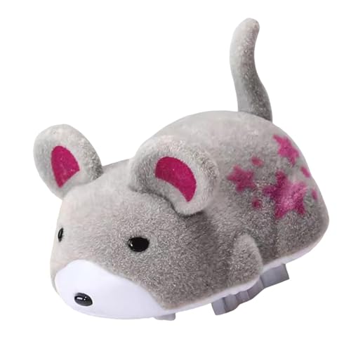 Fenteer Bewegliches elektrisches quietschendes Hamster-Katzenspielzeug, Katzenminzenspielzeug, Geschenk, lustiges kompaktes Haustierspielzeug für gelangweilte, Grau Fenteer Bewegliches elektrisches quietschendes Hamster-Katzenspielzeug, Katzenminzenspielzeug, Geschenk, lustiges kompaktes Haustierspielzeug für gelangweilte, Grau von Fenteer