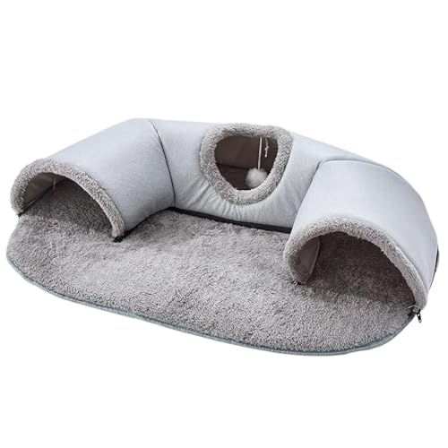 Fenteer Cat Activity Center Cat Teppich Tunnel Spielplatz, abnehmbar, 75cmx55cm Fenteer Cat Activity Center Cat Teppich Tunnel Spielplatz, abnehmbar, 75cmx55cm von Fenteer