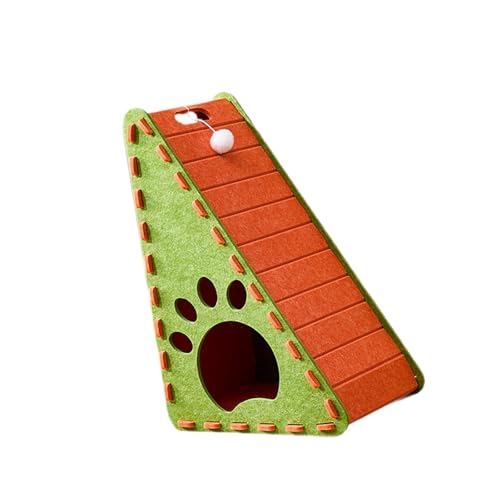 Fenteer Cat Scratch Pad Möbelschutz mit Kugel vertikal stehender kratzbrett Kratzer Matte für Innenkatzen Schleifen Klaue, GrÜn von Fenteer