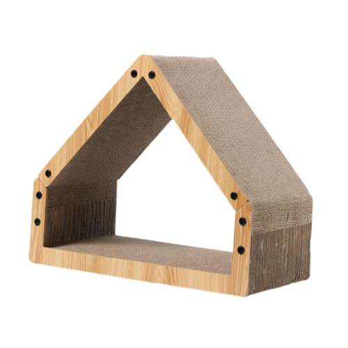 Fenteer Dreieckige Katzen-Kratzbäume, Haustier-Kratzspielzeug, mehrere Winkel, geschliffenes Wellpapier-Kratzkissen für Kätzchen, Hauskatzen Fenteer Dreieckige Katzen-Kratzbäume, Haustier-Kratzspielzeug, mehrere Winkel, geschliffenes Wellpapier-Kratzkissen für Kätzchen, Hauskatzen von Fenteer