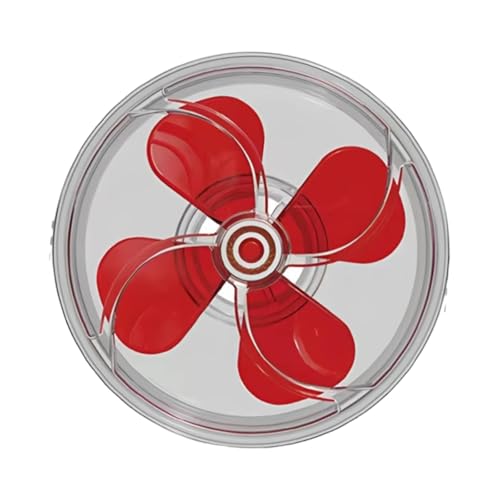 Fenteer Düsenadapter für Aquarium-Wasserauslasslüfter, Leichter Mehrzweck-Seitenfilter, automatisch rotierender 4-Blatt-Lüfter für Aquarienaufsätze, Type A von Fenteer