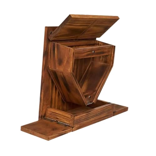 Fenteer Eichhörnchen -Feederbox für Mais Erdnüsse Einfache Installation, stabile große, wandmontierte Fütterungsstation für Gartendekoration von Fenteer